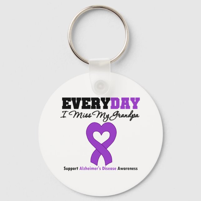 Alzheimer-Krankheit Jeden Tag verzeihe ich meinen  Schlüsselanhänger (Vorderseite)