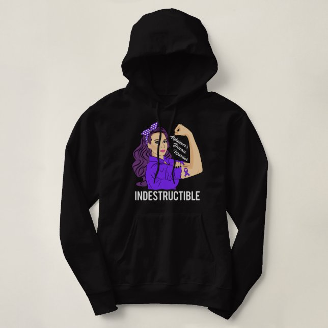 Alzheimer-Krankheit Krieger unzerstörbare Kriege Hoodie (Design vorne)