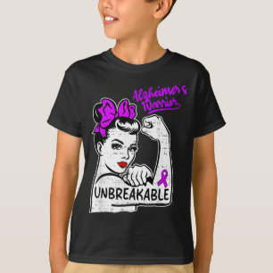 Alzheimer-Kriegerin-Bewusstsein Demenz bei Frauen T-Shirt