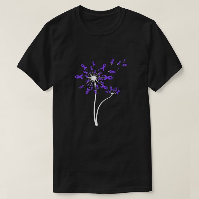 Alzheimer Lupus Epilepsie Bewusstsein Kronleuchter T-Shirt (Design vorne)