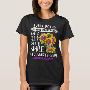 Alzheimer-Sonnenblume T-Shirt