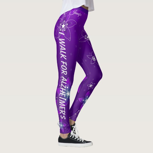 Alzheimer-Spaziergang durch Leggings, die Pflanzen Leggings (Rechts)
