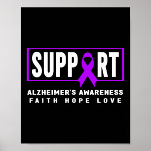Alzheimerheimer – Alzheimer-Krieger-Bewusstsein Poster