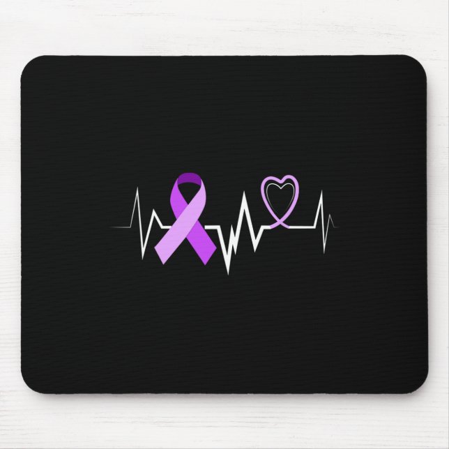 Alzheimerheimer Ribbon Heimer Mousepad (Vorne)