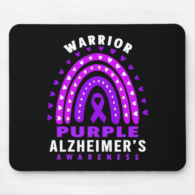 - Alzheimerheimer Warrior - Heimer-Bewusstsein Mousepad (Vorne)