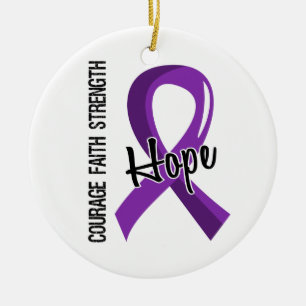 Alzheimerkrankheit der Mut-Glauben-Hoffnungs-5 Keramik Ornament