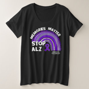 Alzheimer's 2024 Ladys plus T - Shirt