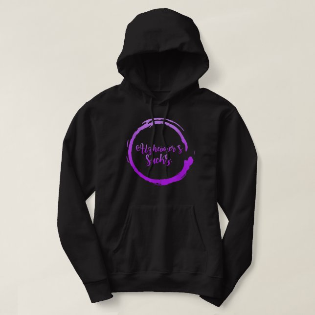 Alzheimer's Awareness Alzheimer's Sind zum Kotzen, Hoodie (Design vorne)