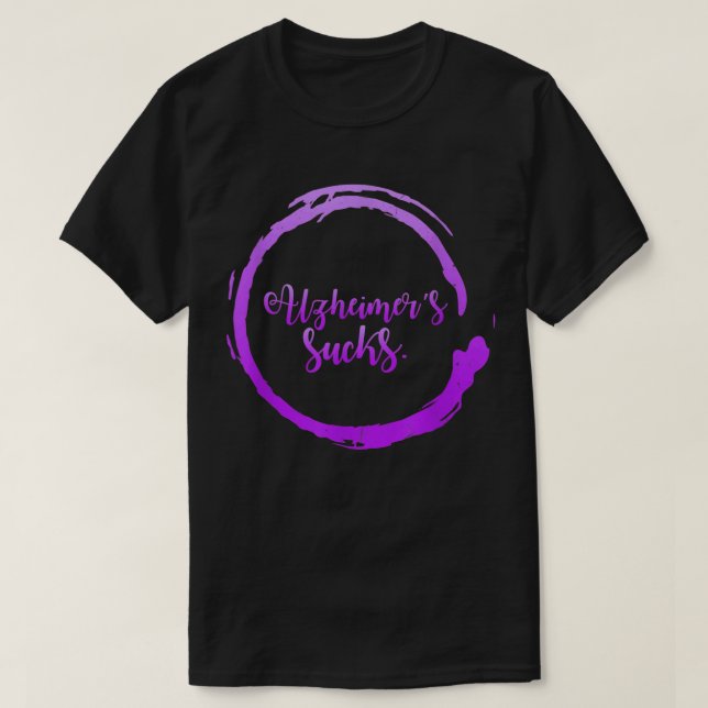 Alzheimer's Awareness Alzheimer's Sind zum Kotzen, T-Shirt (Design vorne)