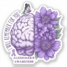 Alzheimer's Awareness, an die ich für Sie denken w