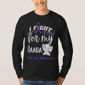 Alzheimer's Awareness I Fight For Daada Alzheimer' T-Shirt