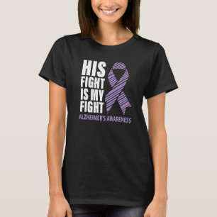 Alzheimer's Awareness Lila Ribbon Dementia Mama D T-Shirt
