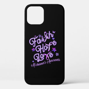 Alzheimer's Awareness Lila Ribbon Products Faith Case-Mate iPhone Hülle