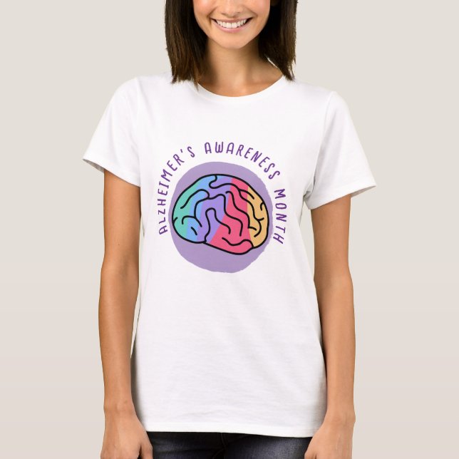 Alzheimer's Awareness Month T-Shirt (Vorderseite)
