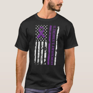 Alzheimer's Awareness Ribbon Lila 21. September U T-Shirt