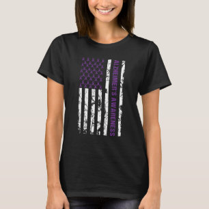 Alzheimer's Awareness Ribbon Lila 21. September U T-Shirt