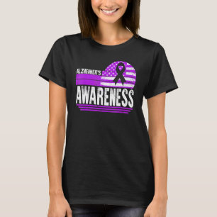 Alzheimer's Awareness Ribbon unterstützt Demenzkri T-Shirt