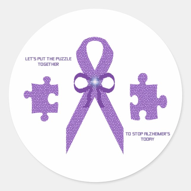 ALzheimer's Awareness Stickers (Vorderseite)