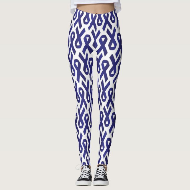 Alzheimers Lila Leggings (Vorderseite)