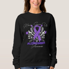 Alzheimer's Ribbon bekämpfen Demenz Bewusstsein Sweatshirt