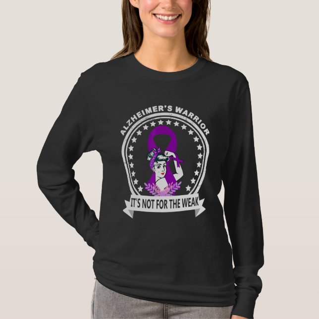 Alzheimers Warrior 1 T-Shirt (Vorderseite)
