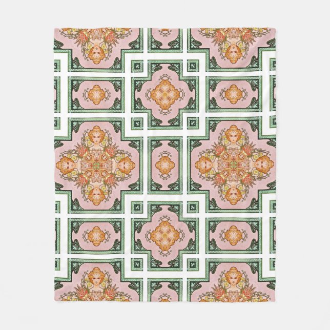 AM40 Muster 20151113233937 Fleece Blanket (Vorderseite)