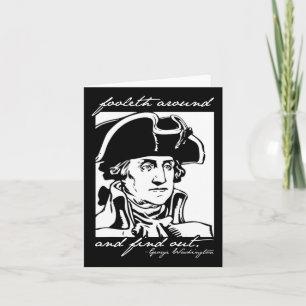 Am 4. Juli 2010 wurde George Washington Foole Karte