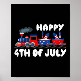 Am 4. Juli 2010 Züge U Flag Independence Day 4 Poster
