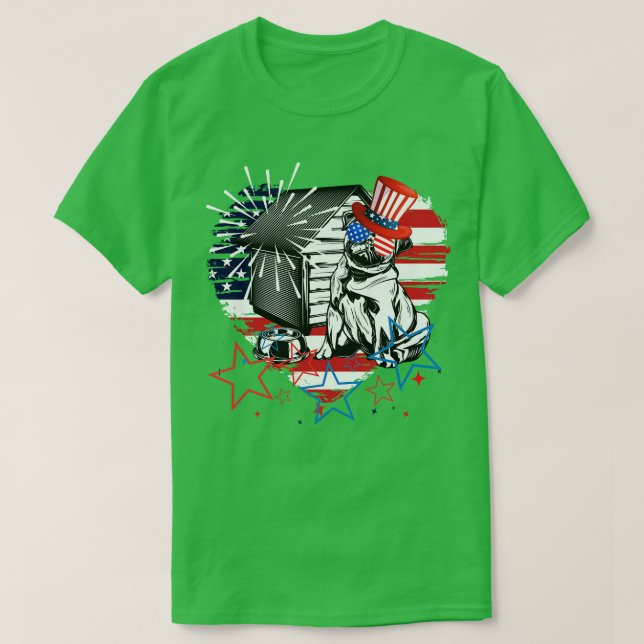 Am 4. Juli 2023 Amerikanische Unabhängigkeitstag f T-Shirt (Design vorne)