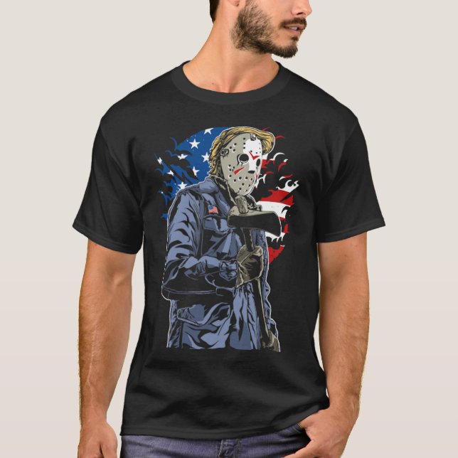 Am 4. Juli amerikanischer Horror T-Shirt (Vorderseite)