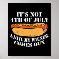 Am 4. Juli, bis meine Dackel die Wurst bekommt