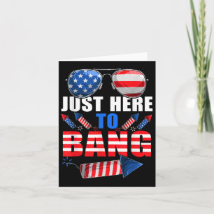 Am 4. Juli feiern die Usa Sungles Feuerwerk Bang P Karte