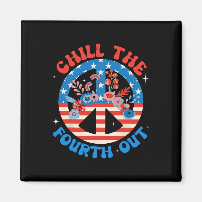 Am 4. Juli feiern Patriotic Indepen Magnet (Vorne)