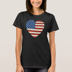 Am 4. Juli feiert die Fahne der Amerikanerin Patri T-Shirt