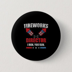 Am 4. Juli Feuerwerk Direktor Ich leite Sie laufen Button