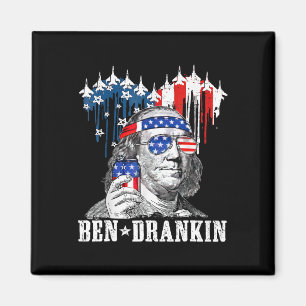 Am 4. Juli findet Ben Drankin Patriotic statt Magnet