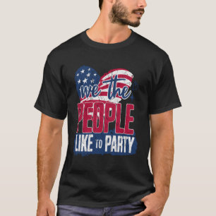 Am 4. Juli möchten wir, die Leute, die uns in Inde T-Shirt