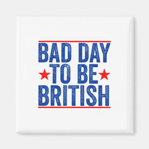 Am 4. Juli Shirt Tag für Britisch 2 Magnet
