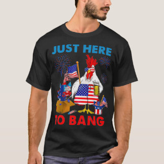 Am 4. Juli um die USA Flag Chick zu schlagen T-Shirt