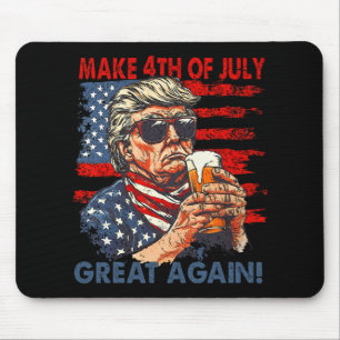 Am 4. Juli wieder viel lustige Trump-Männer trinke Mousepad
