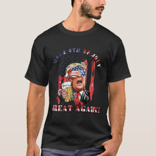Am 4. Juli wieder viel lustige Trump-Männer trinke T-Shirt