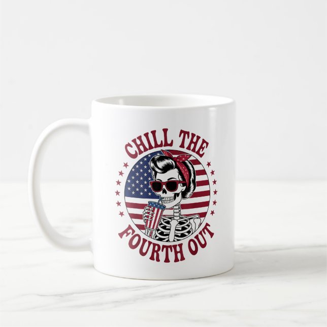 Am 4. Juli wird das vierte sonnige Skelett abgehol Kaffeetasse (Links)