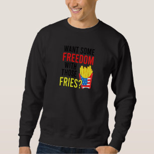 Am 4. Juli wollte ich mit diesen Fries ein bissche Sweatshirt