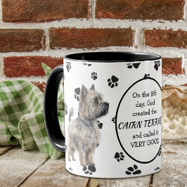 Am 8. Tag erschuf Gott Cairn Terrier Hunde Tasse