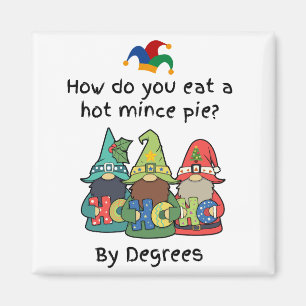 Am Amusing Hot Mince Pie Joke Magnet