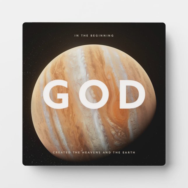 Am Anfang Gott Fotoplatte (Vorderseite)