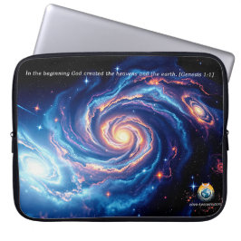 Am Anfang, Gott und Schöpfung Verse Laptopschutzhülle