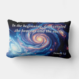 Am Anfang, Gott und Schöpfung Verse Lendenkissen