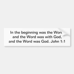 Am Anfang (NT) Autoaufkleber