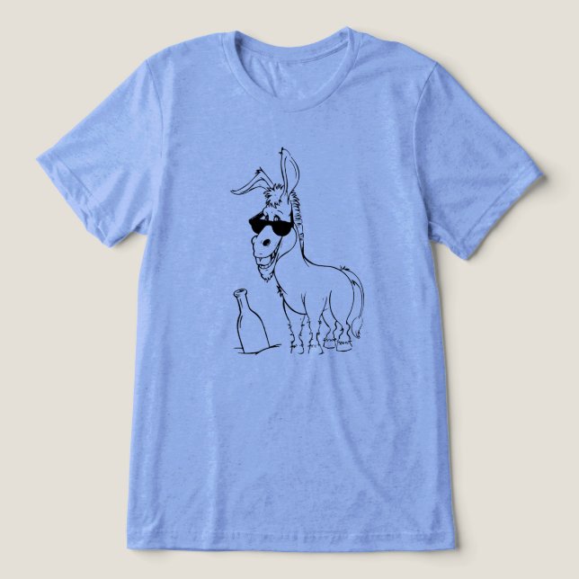 Am Anfang - Tri-Blend Shirt (Design Vorderseite)